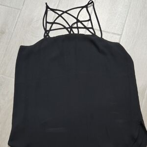Express Black Camisole with Strappy Neckline